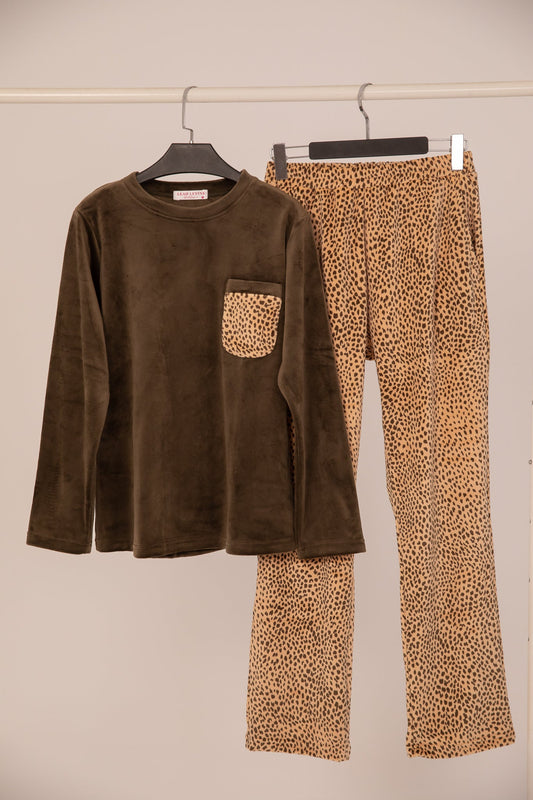 Tiger Velvet Pajama 112