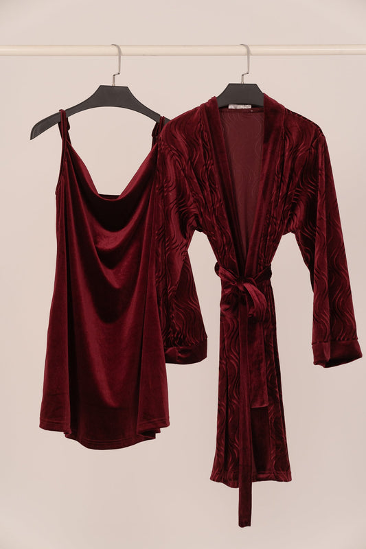 Robe Set Velvet 16513