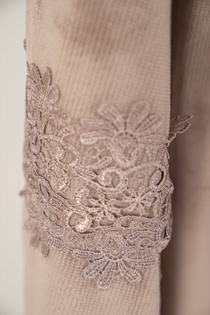 9199 Long dress & Robe Set