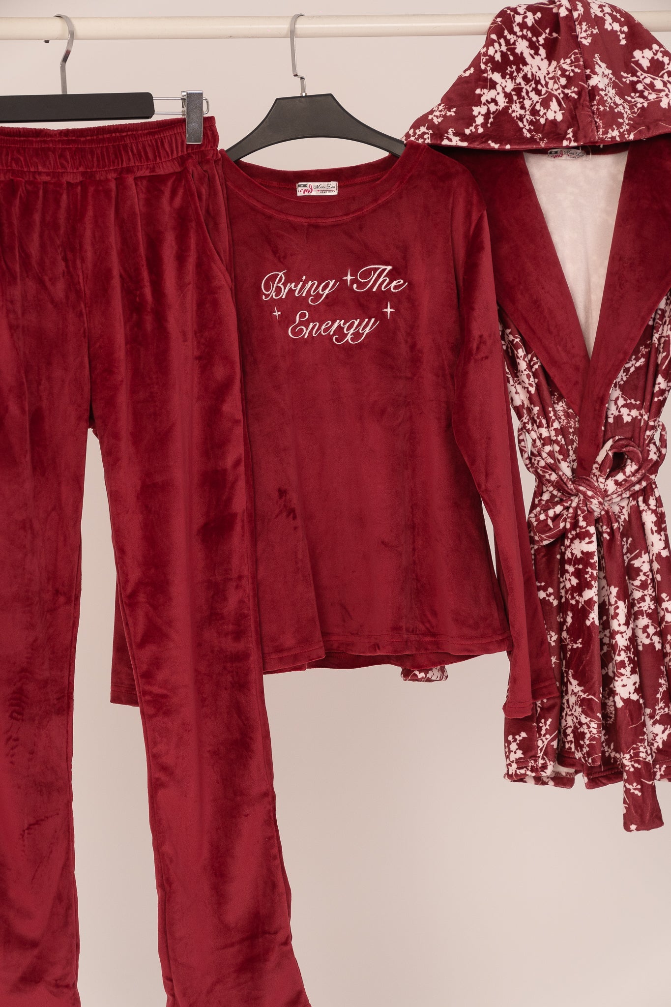 Pajama Velvet 3 Pc 9191