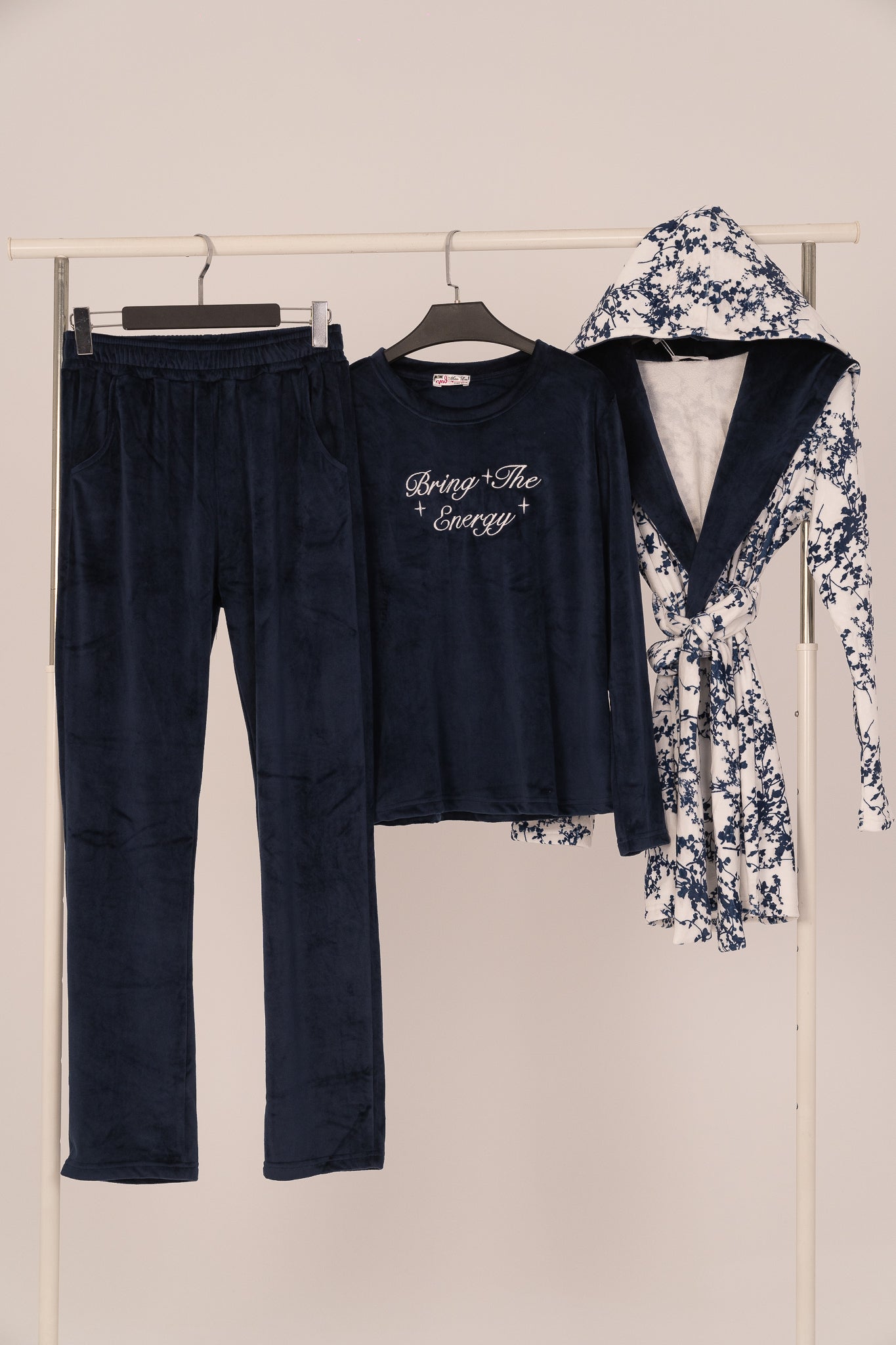 Pajama Velvet 3 Pc 9191