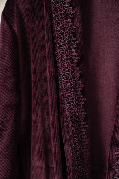 9199 Long dress & Robe Set