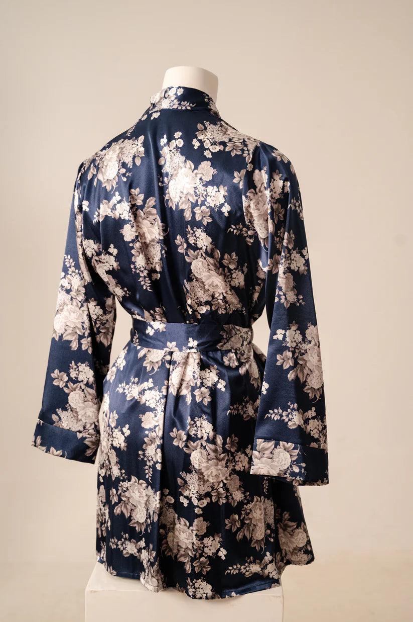 Short Satin Robe