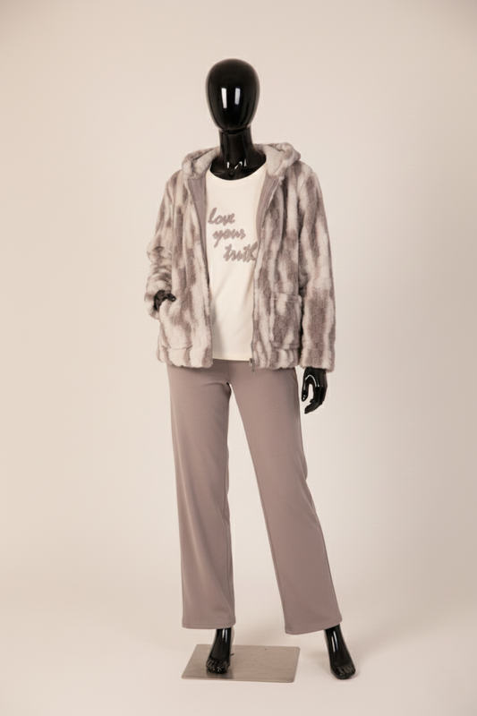 Velvet Pajama 3 pc 9076