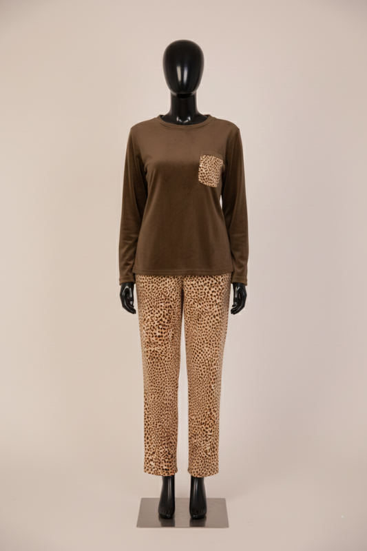 Tiger Velvet Pajama 112