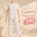 Cotton pajamas Cherry 4009