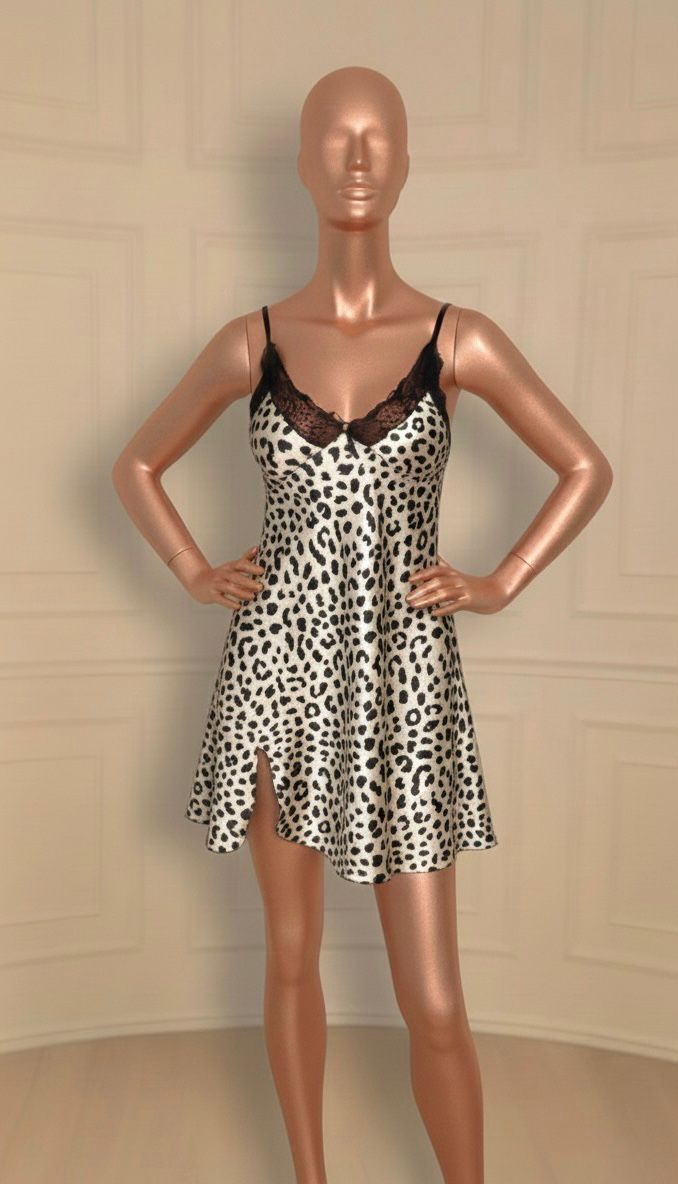 Wild Animal Satin Dress