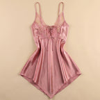 BabyDoll Satin Short Dress - Cashmere 1821
