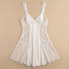 Dare to Dream Satin Short Dress - White 1001