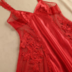 Dare to Dream Satin Short Dress - Red 1001