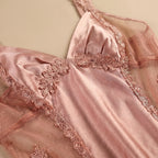 Dare to Dream Satin Short Dress - Rose Gold 1001