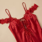 Ruby Desire Red Long Satin Dress 2729